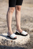 GOYA Ice White Quilted Sporty Sandal
