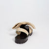 GOYA Crema Nappa Bow Leather Sandals