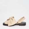 GOYA Crema Nappa Bow Leather Sandals