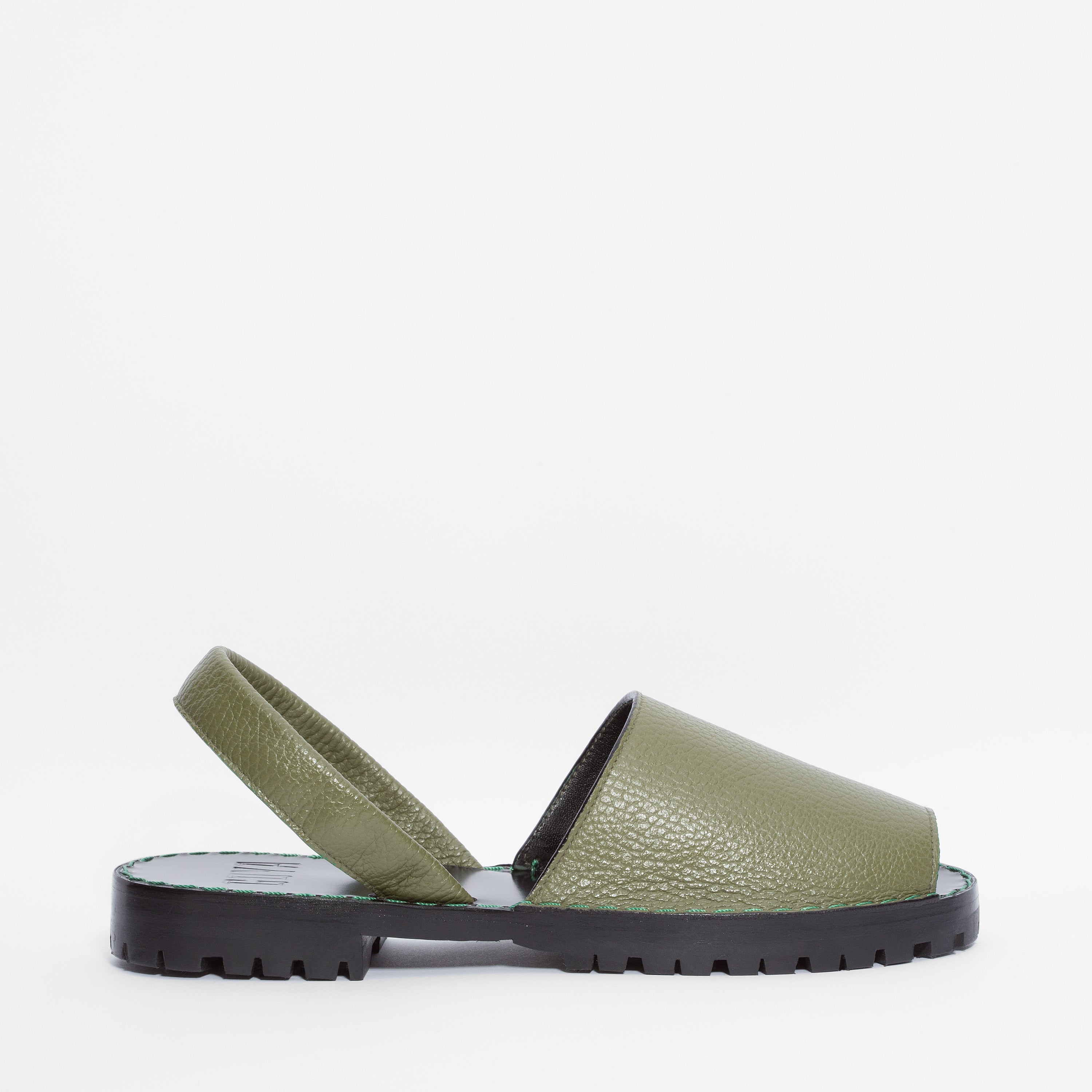 Womens olive top green sandals