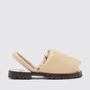 GOYA Ottomana Taupe Nappa Slide