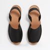 GOYA Playa | Black Lizard Stamped Leather