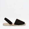GOYA Playa | Black Suede Serpiente