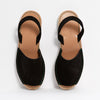 GOYA Playa | Black Suede Serpiente