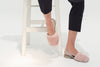 Chiclet Pink Fur Goya Slide