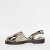 GOYA Grey Snakeskin Sandal