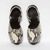 GOYA Grey Snakeskin Sandal
