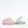 Chiclet Pink Fur Goya Slide
