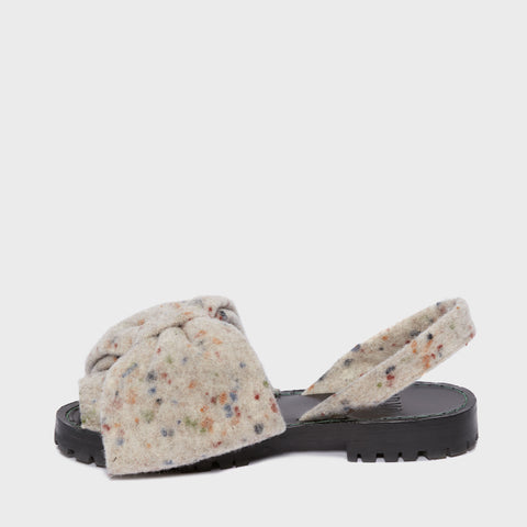 GOYA Women's Sandals - Oversized Felt Bow Sandals