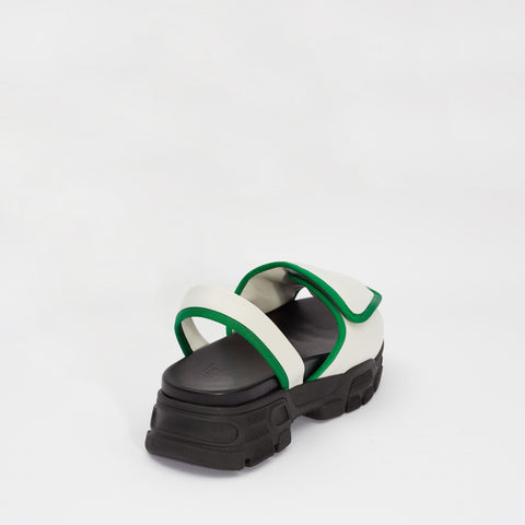 GOYA Ice White Velcro Sporty Sandal made in Spain