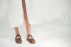 GOYA Crocodilia Marron Sandal